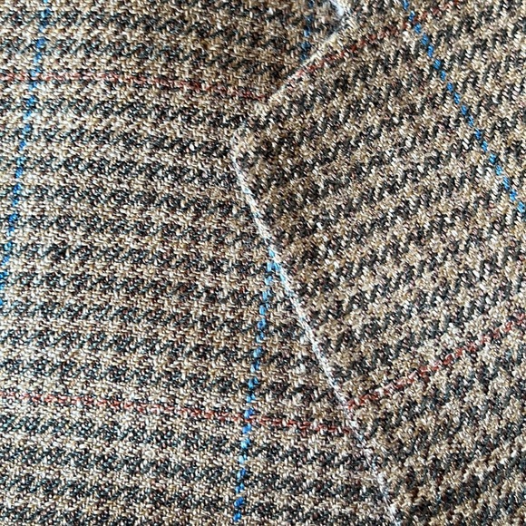 Vtg BROOKS BROTHERS Size 42R Plaid Sportcoat Silk/Cashmere Blend Timeless Pteppy - Picture 8 of 15